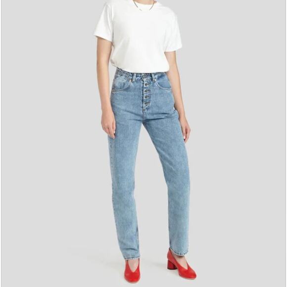 RIO Women's Jeans by STEPHEN MARDON Button Fly 90's Blue Light Sz 7 - Picture 1 of 9